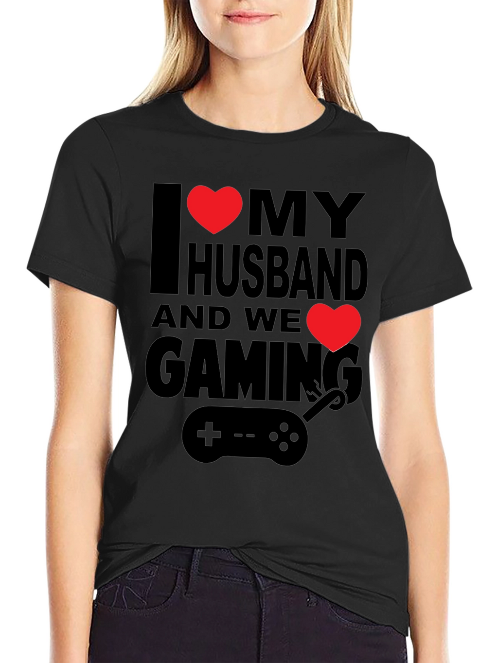 I Love My Husband Gaming T-Shirt