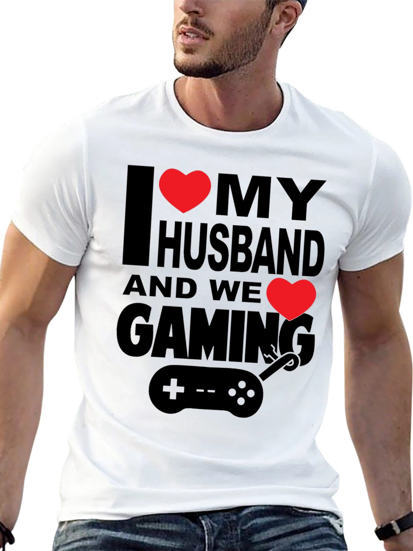I Love My Husband Gaming T-Shirt