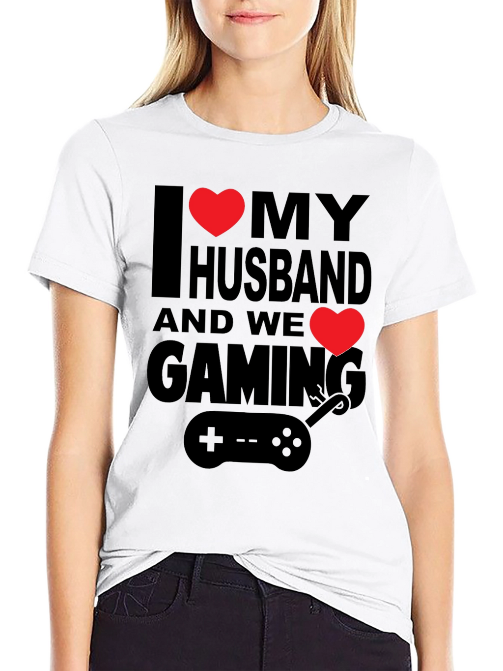 I Love My Husband Gaming T-Shirt