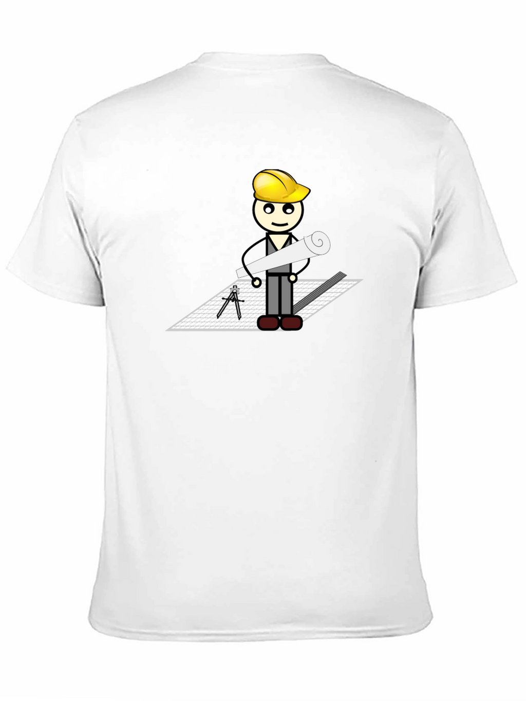 Architect Cartoon Graphic T-Shirt