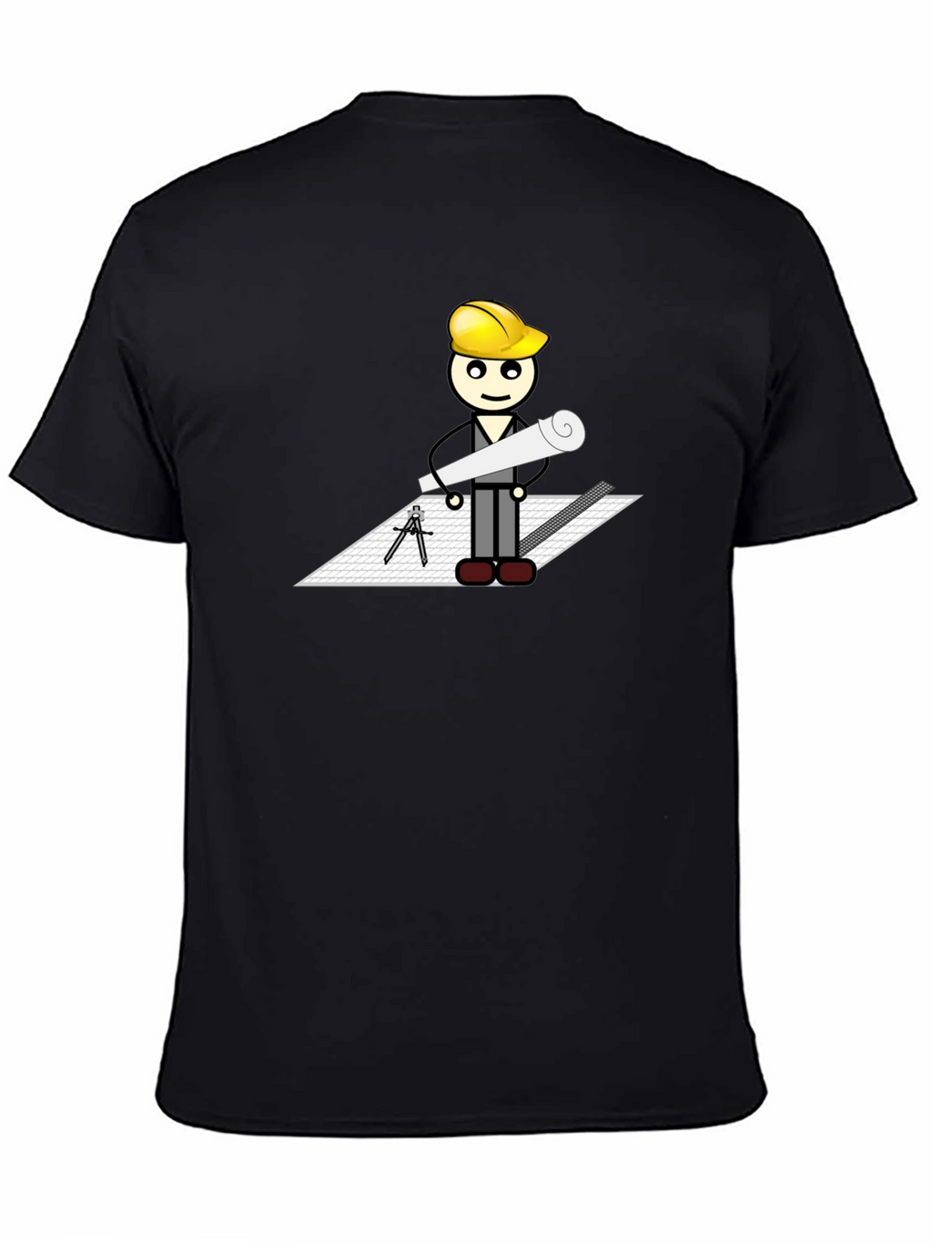 Architect Cartoon Graphic T-Shirt
