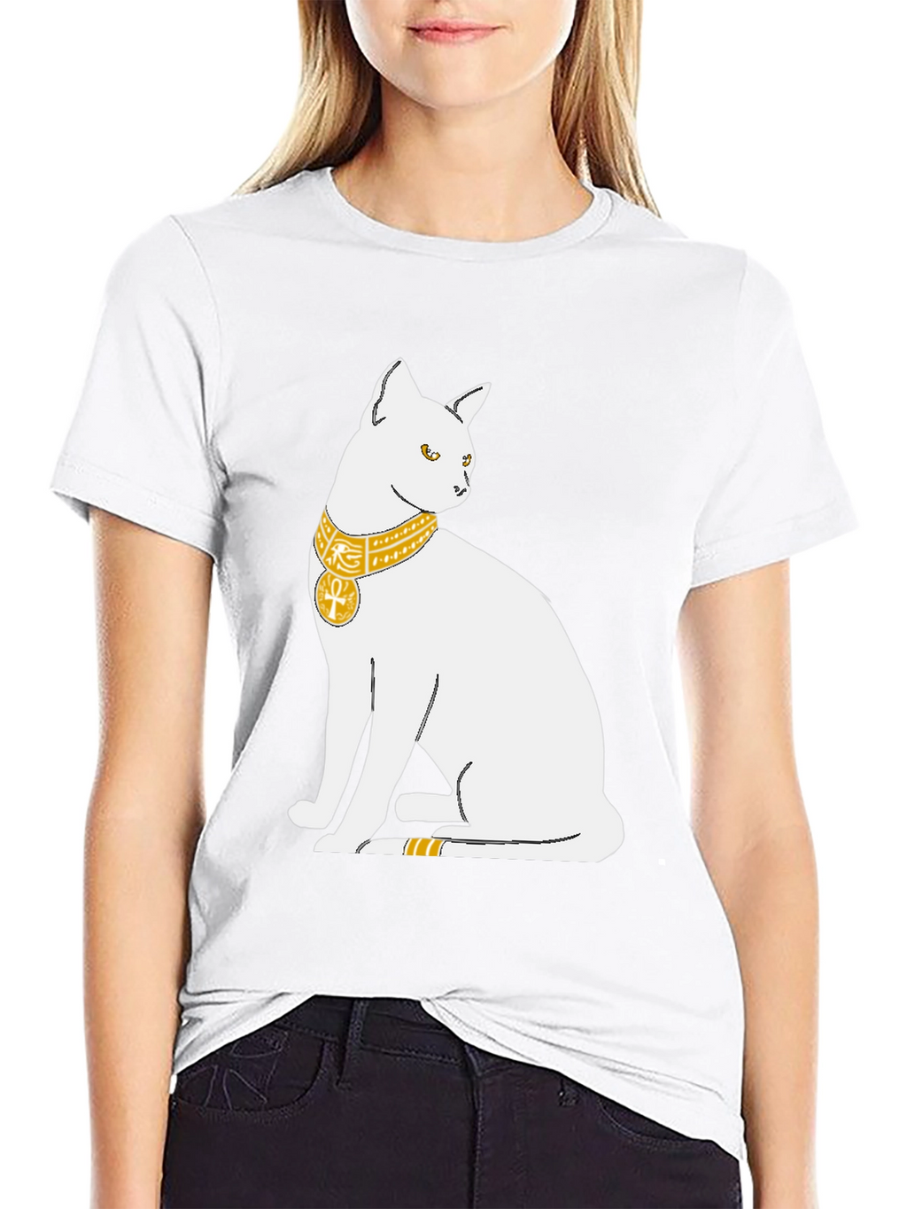 Egyptian Cat T-Shirt - Bastet Goddess Design