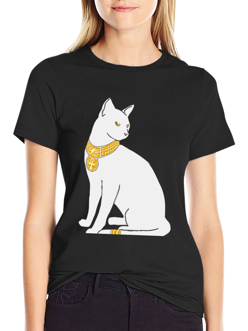 Egyptian Cat T-Shirt - Bastet Goddess Design