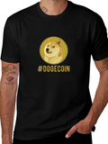 Dogecoin Meme Black T-Shirt - Crypto Currency Tee