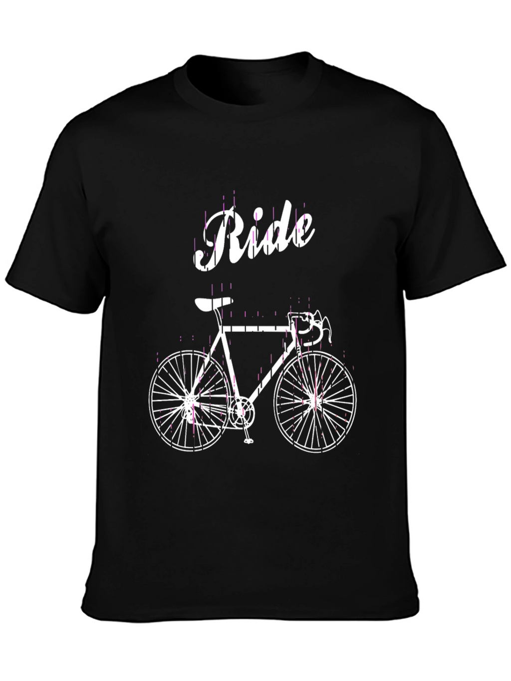 Ride Bicycle Graphic Tee - Cool Cycling Shirt