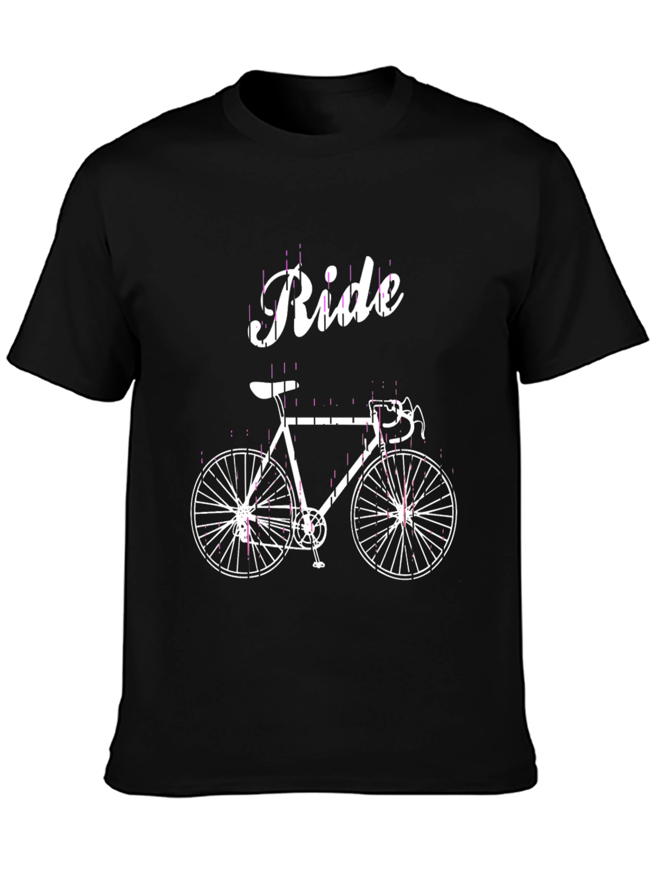 Ride Bicycle Graphic Tee - Cool Cycling Shirt