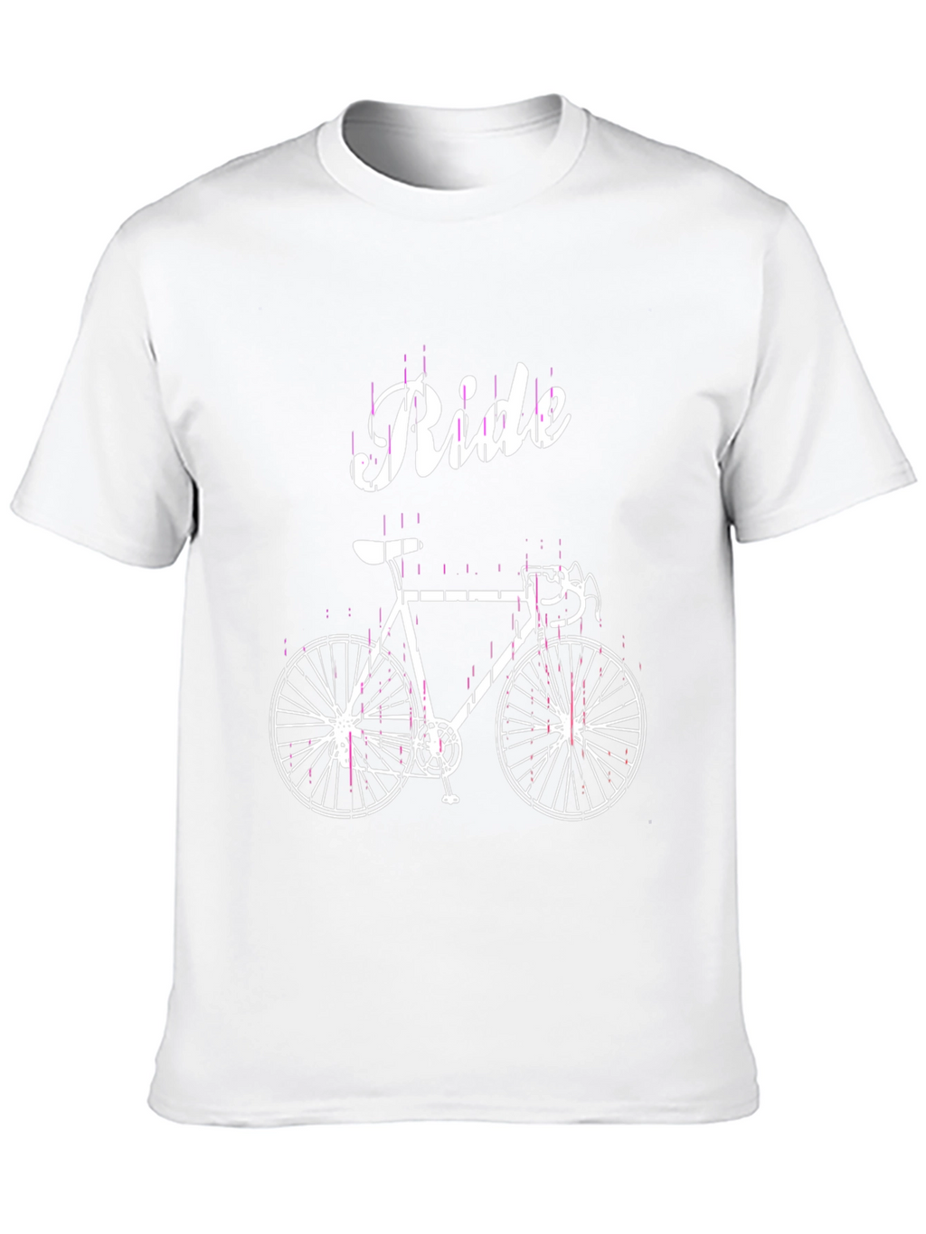 Ride Bicycle Graphic Tee - Cool Cycling Shirt