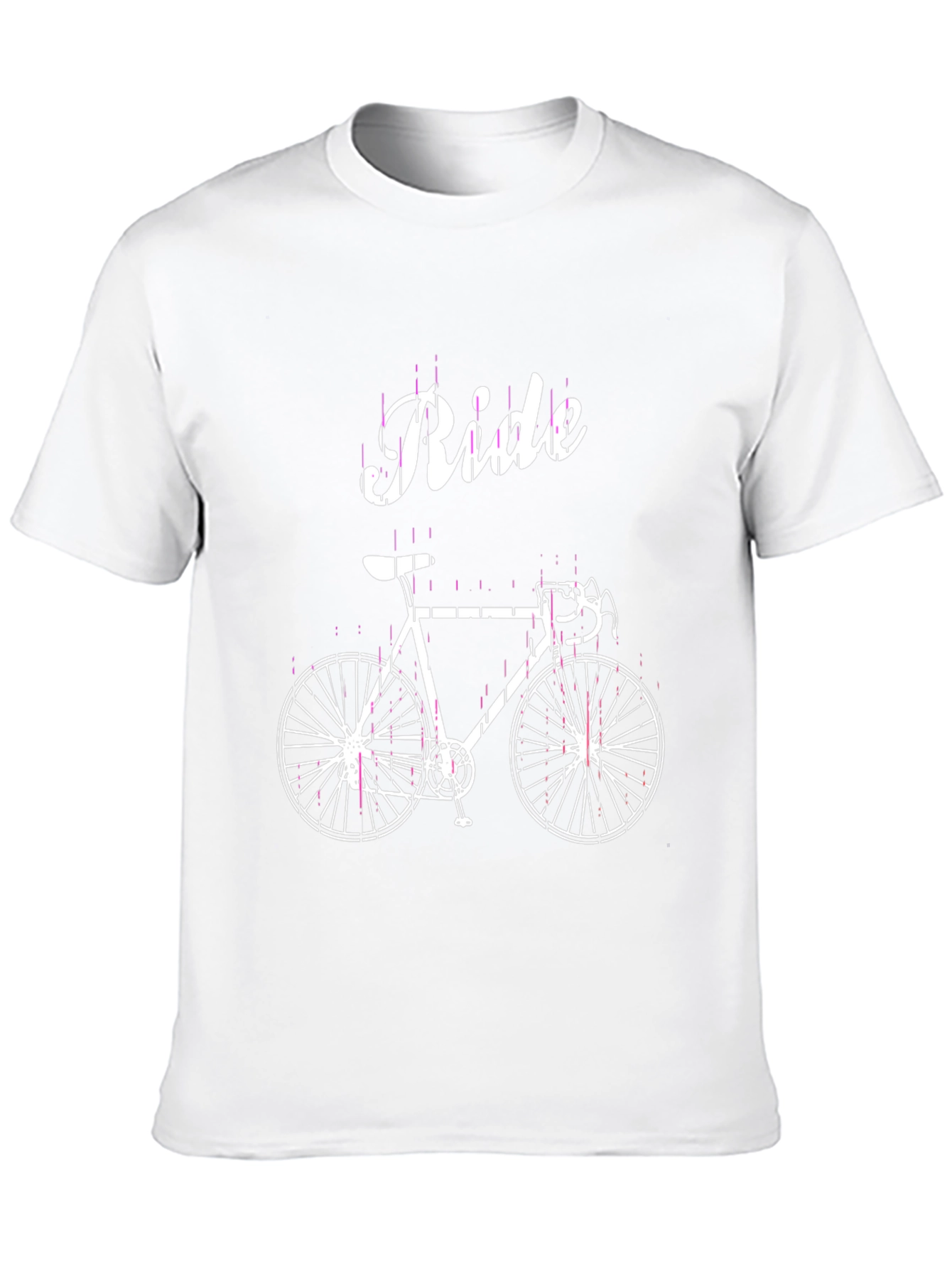 Ride Bicycle Graphic Tee - Cool Cycling Shirt