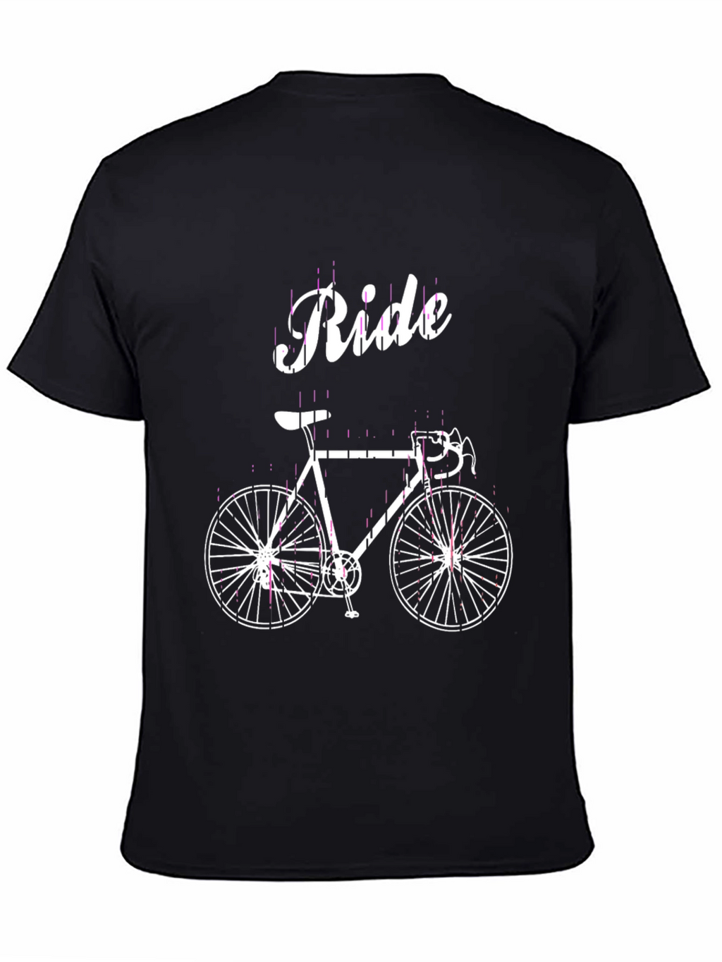 Ride Bicycle Graphic Tee - Cool Cycling Shirt