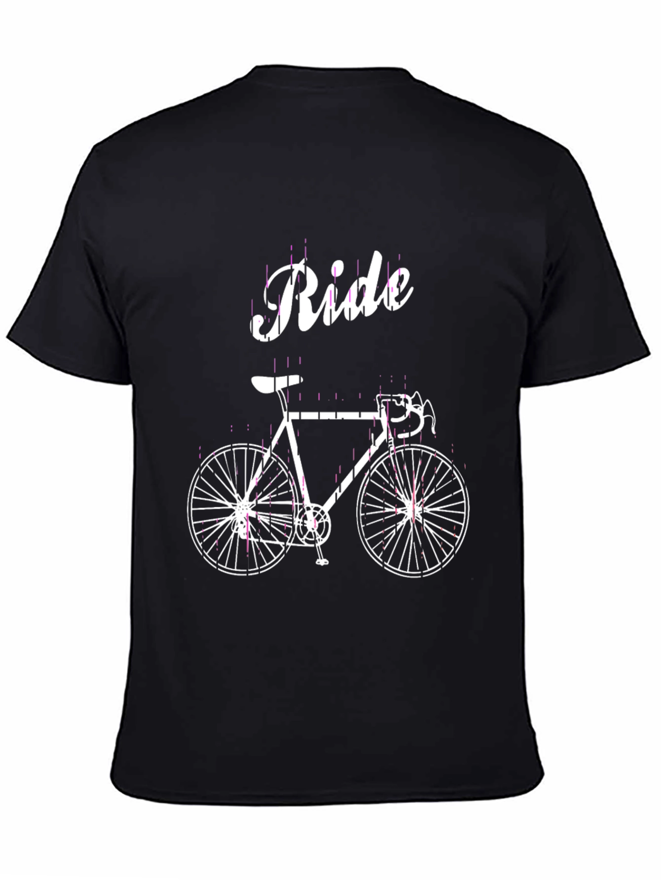 Ride Bicycle Graphic Tee - Cool Cycling Shirt