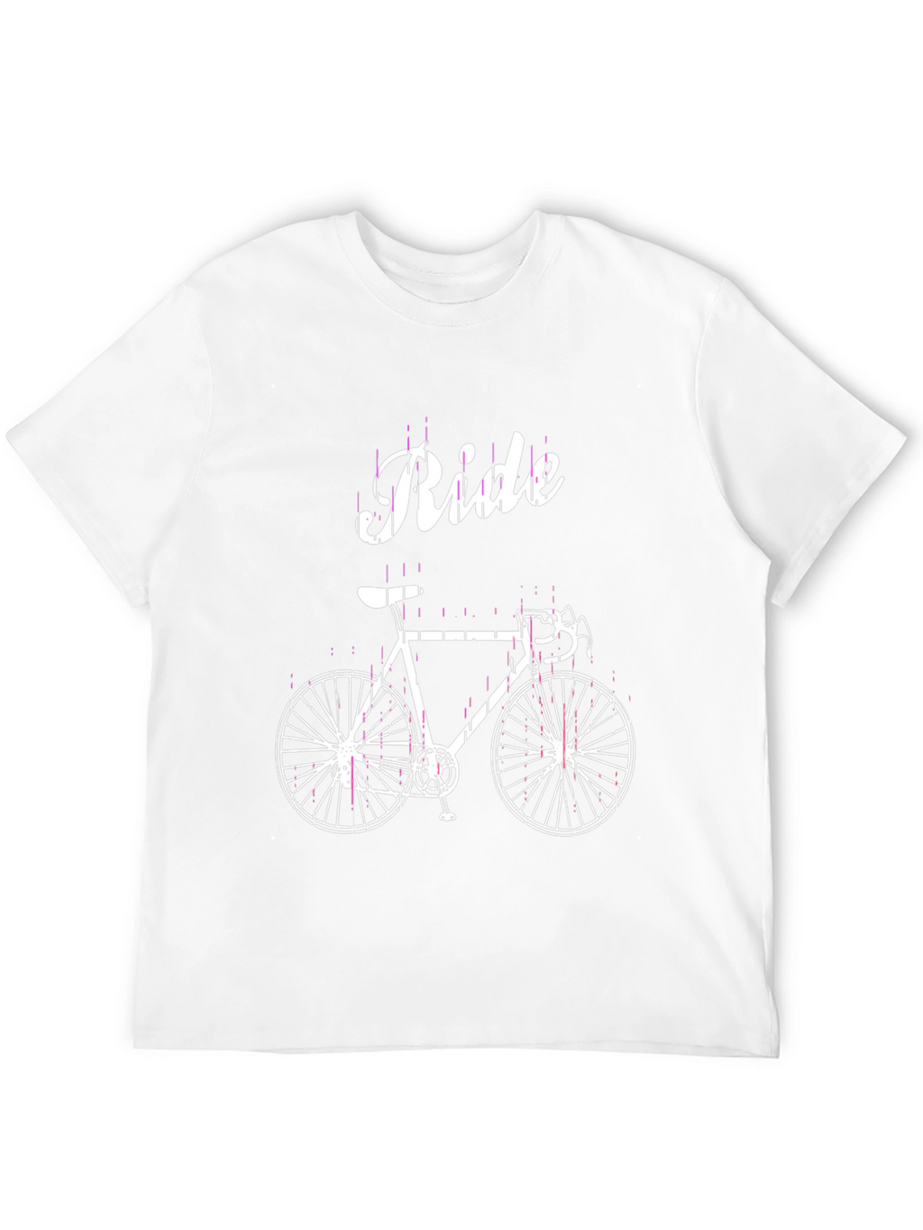 Ride Bicycle Graphic Tee - Cool Cycling Shirt