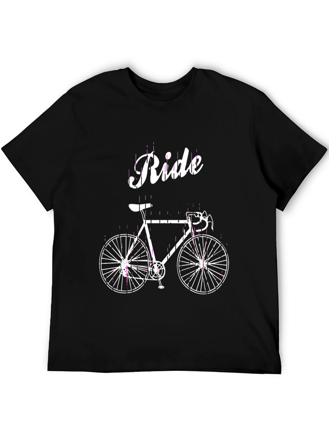 Ride Bicycle Graphic Tee - Cool Cycling Shirt