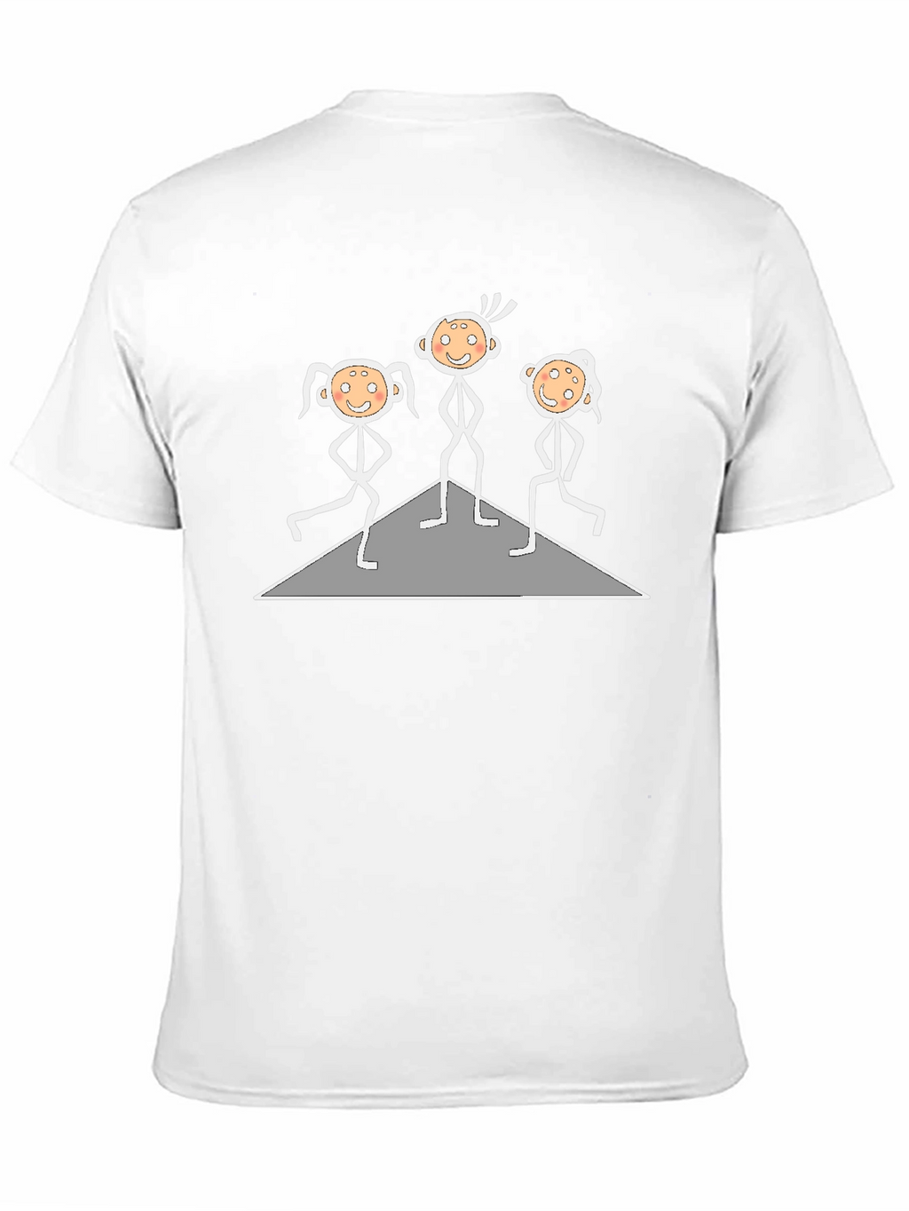 Stick Figure Band T-Shirt - Black Cotton Tee