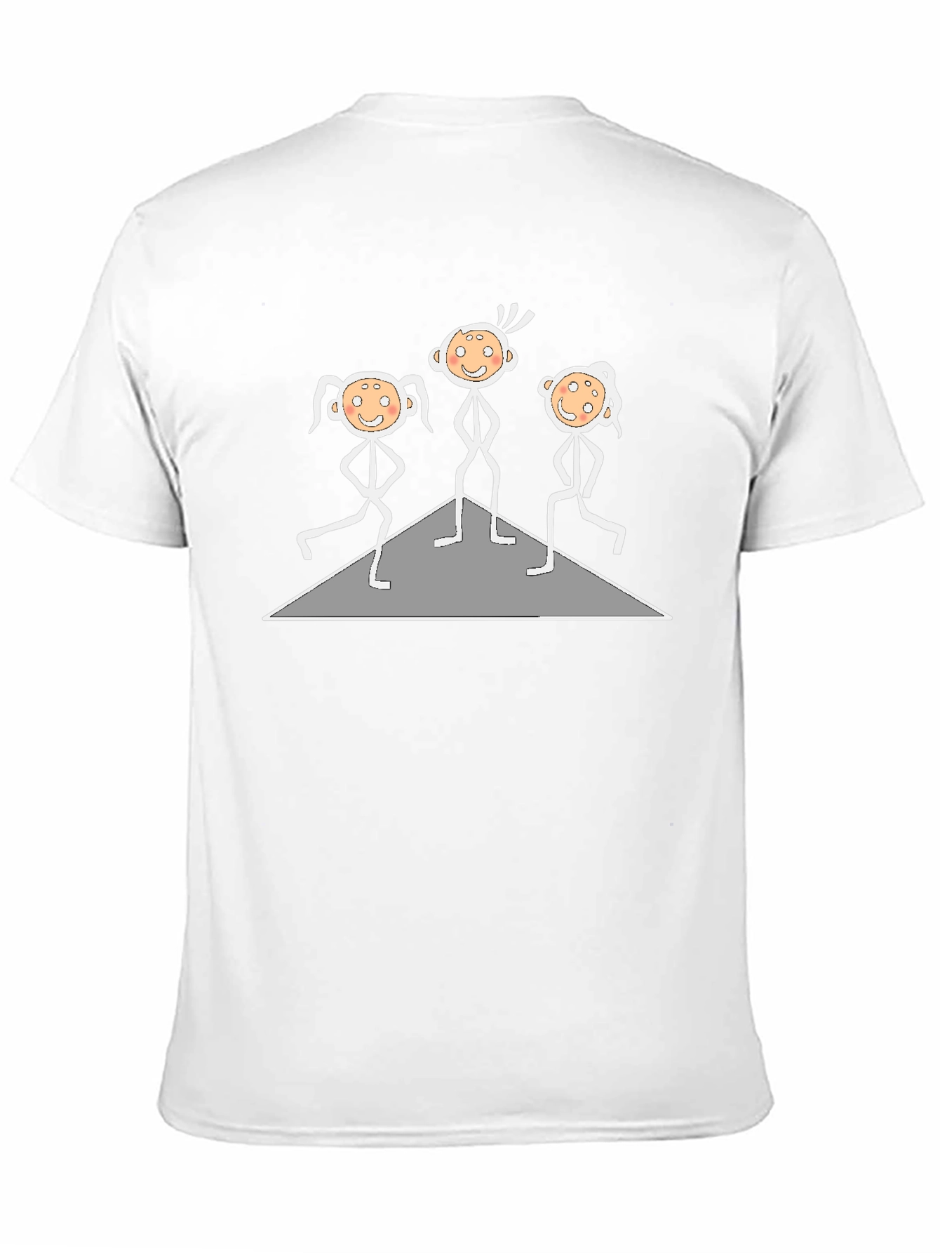 Stick Figure Band T-Shirt - Black Cotton Tee