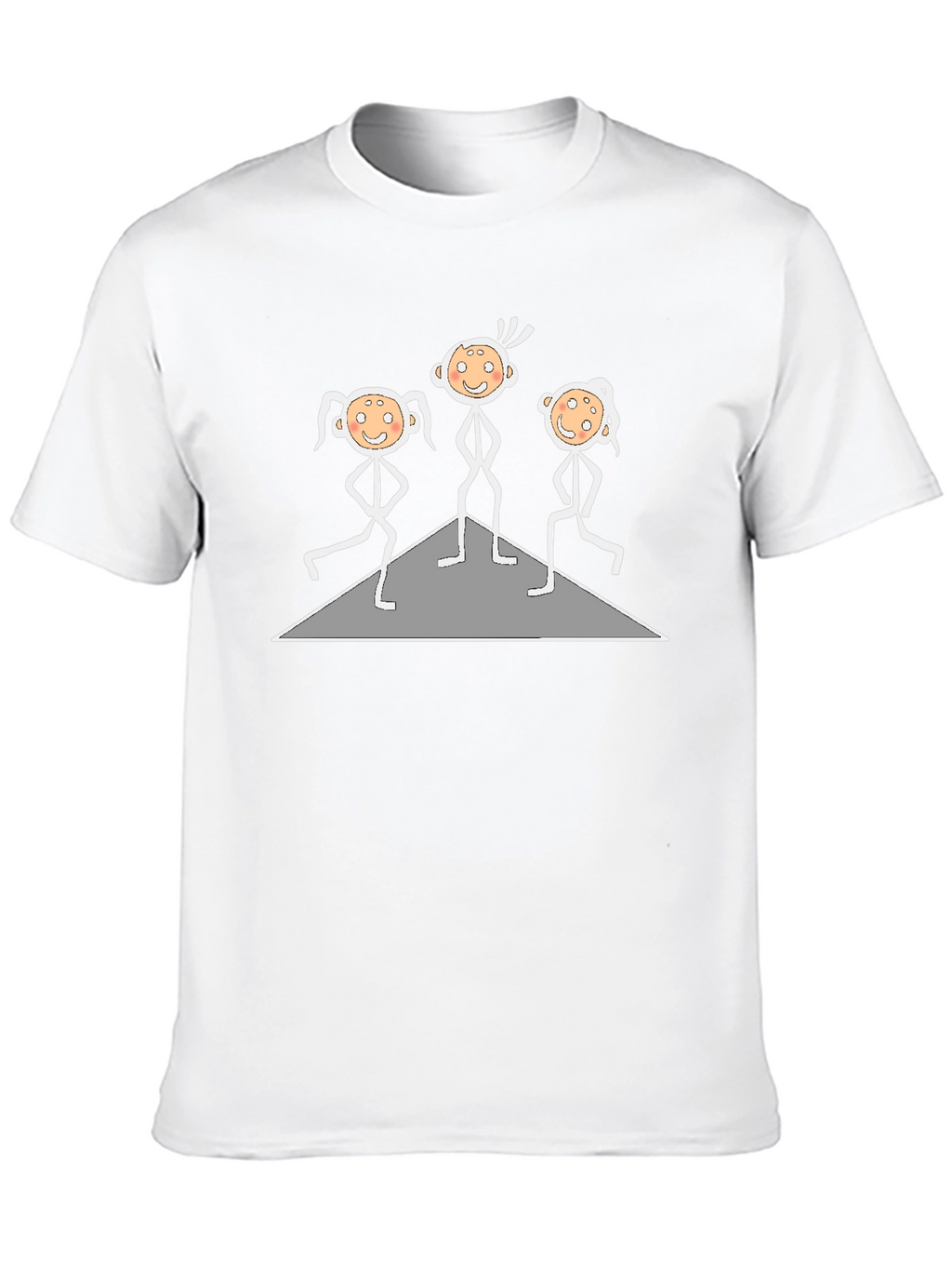 Stick Figure Band T-Shirt - Black Cotton Tee