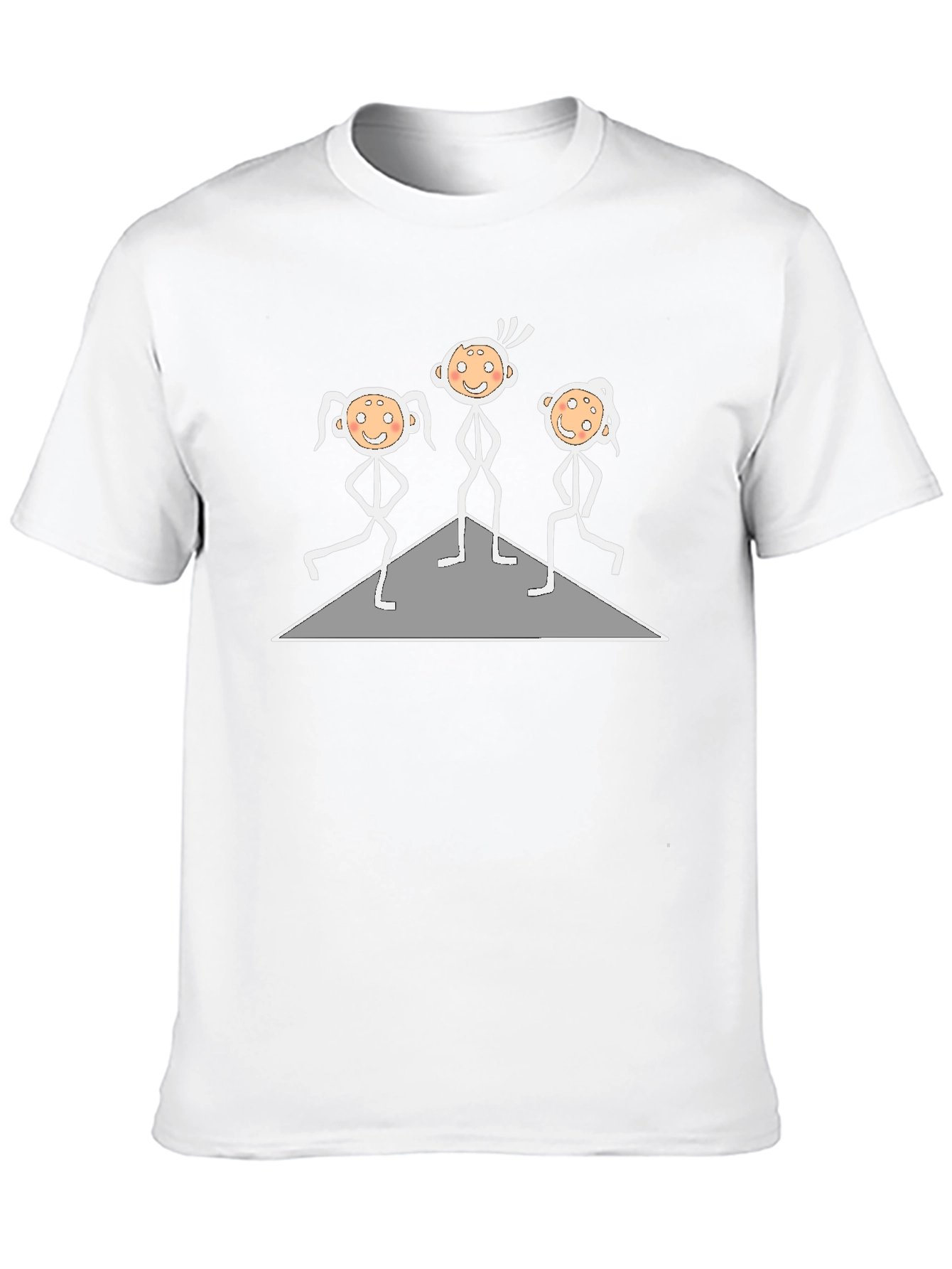 Stick Figure Band T-Shirt - Black Cotton Tee