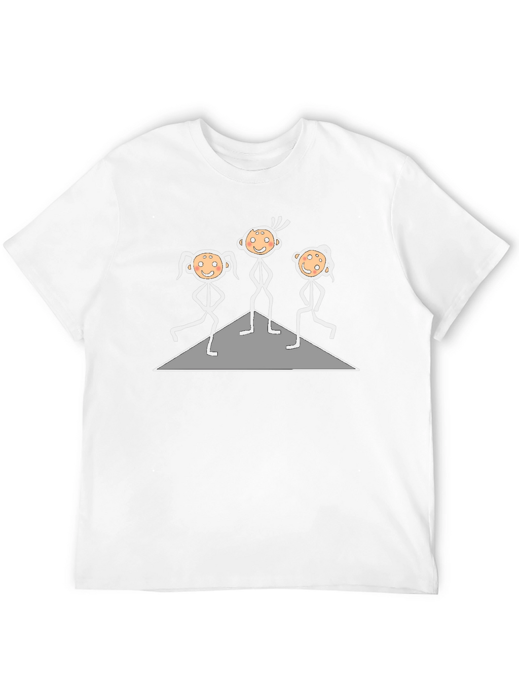 Stick Figure Band T-Shirt - Black Cotton Tee