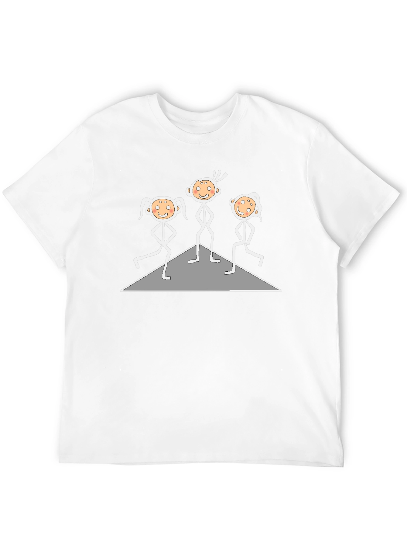 Stick Figure Band T-Shirt - Black Cotton Tee