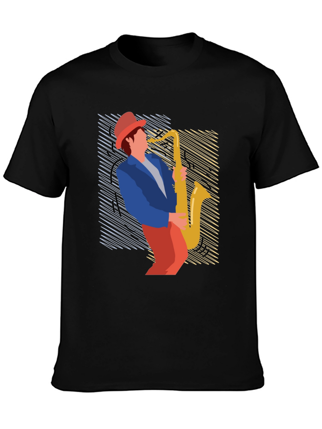 Jazz Saxophone Graphic Tee