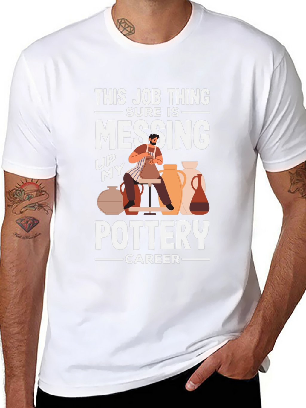 Funny Pottery Career T-Shirt