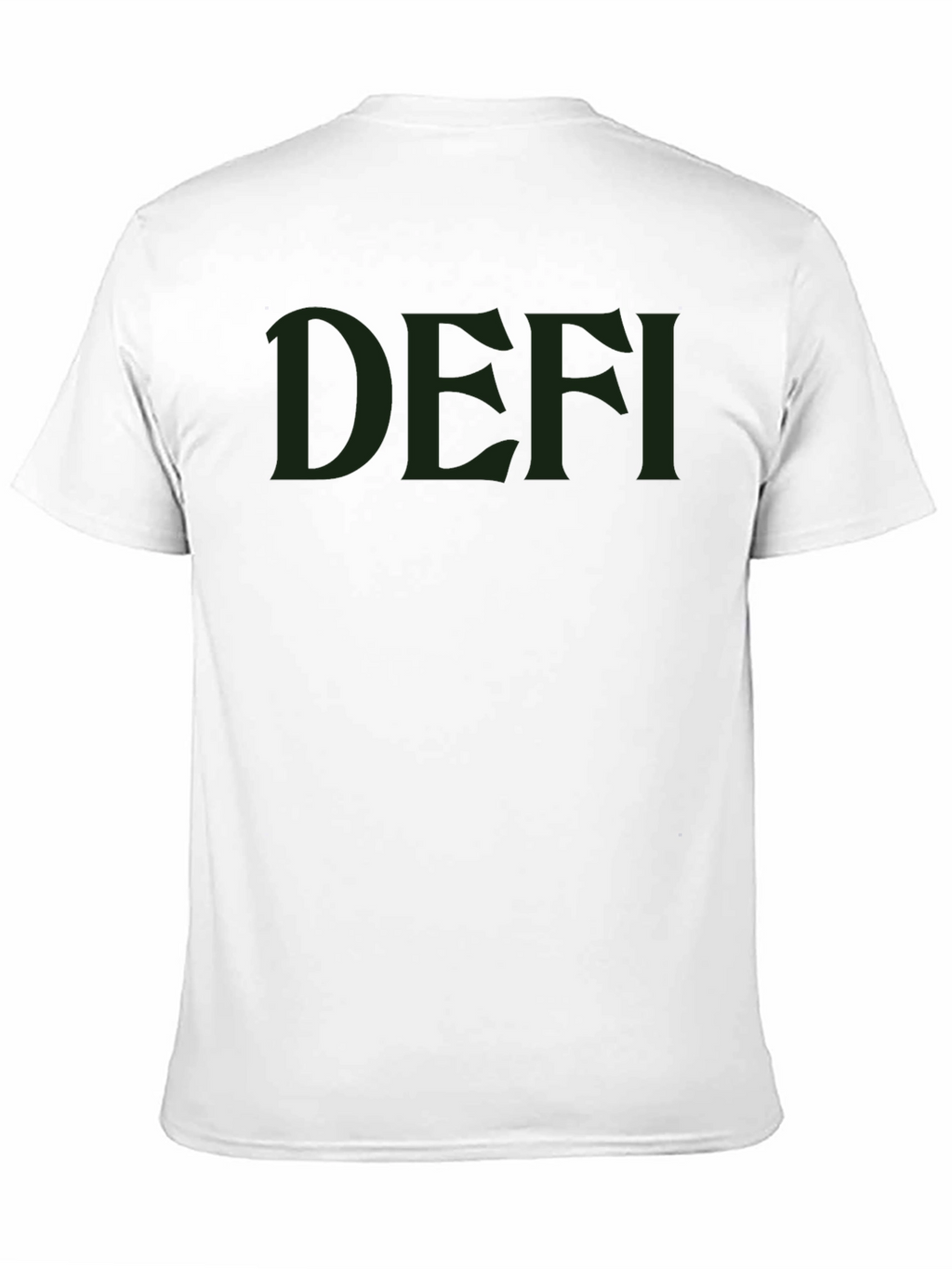 DEFI Black Tee - Modern Style