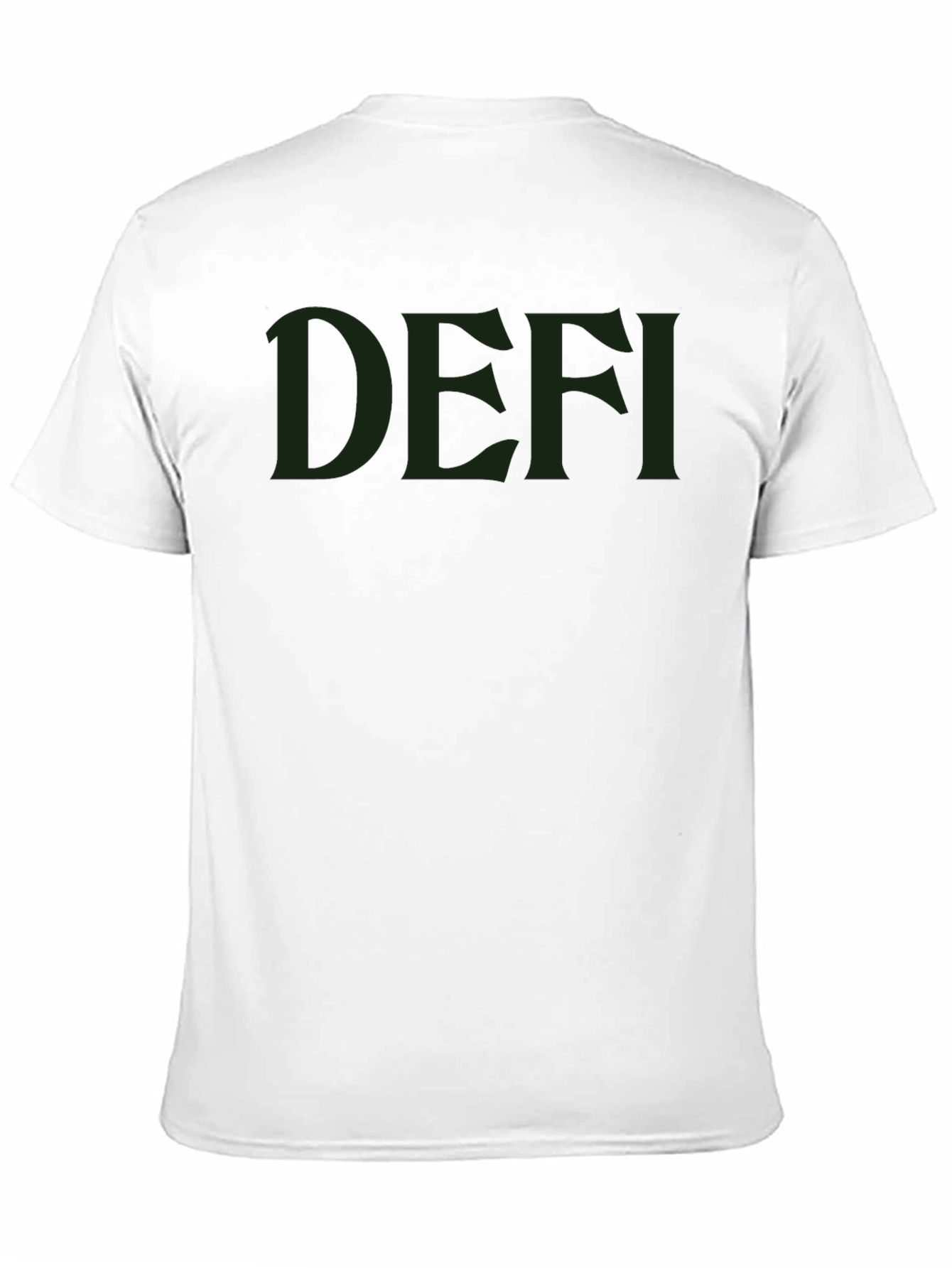 DEFI Black Tee - Modern Style