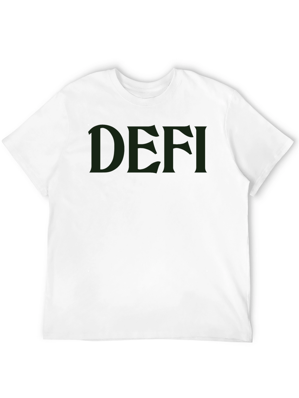 DEFI Black Tee - Modern Style
