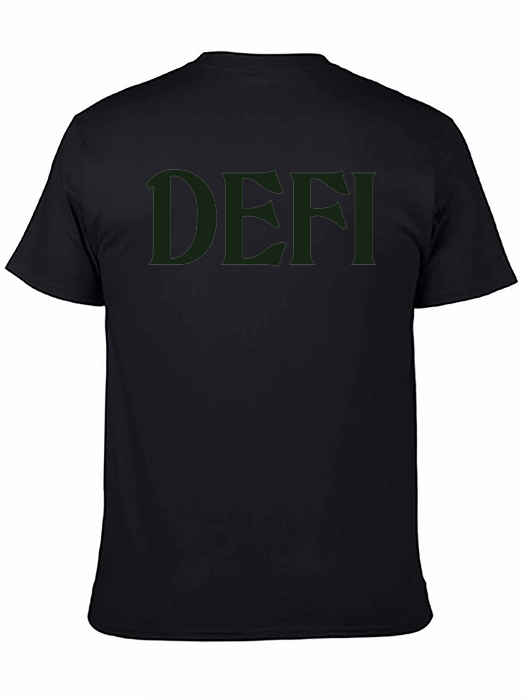 DEFI Black Tee - Modern Style
