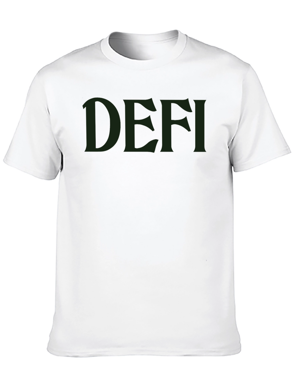 DEFI Black Tee - Modern Style