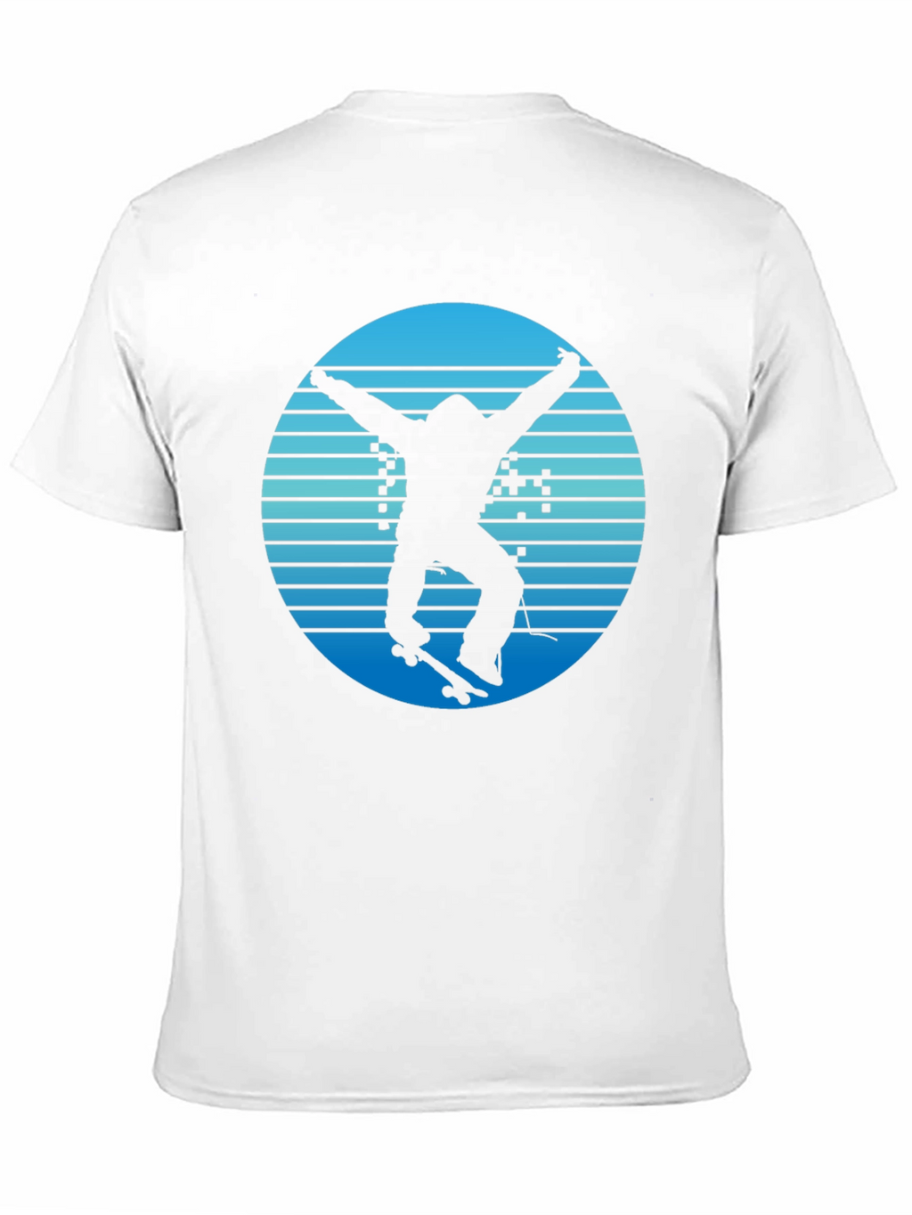 Skateboarding Silhouette Graphic T-Shirt