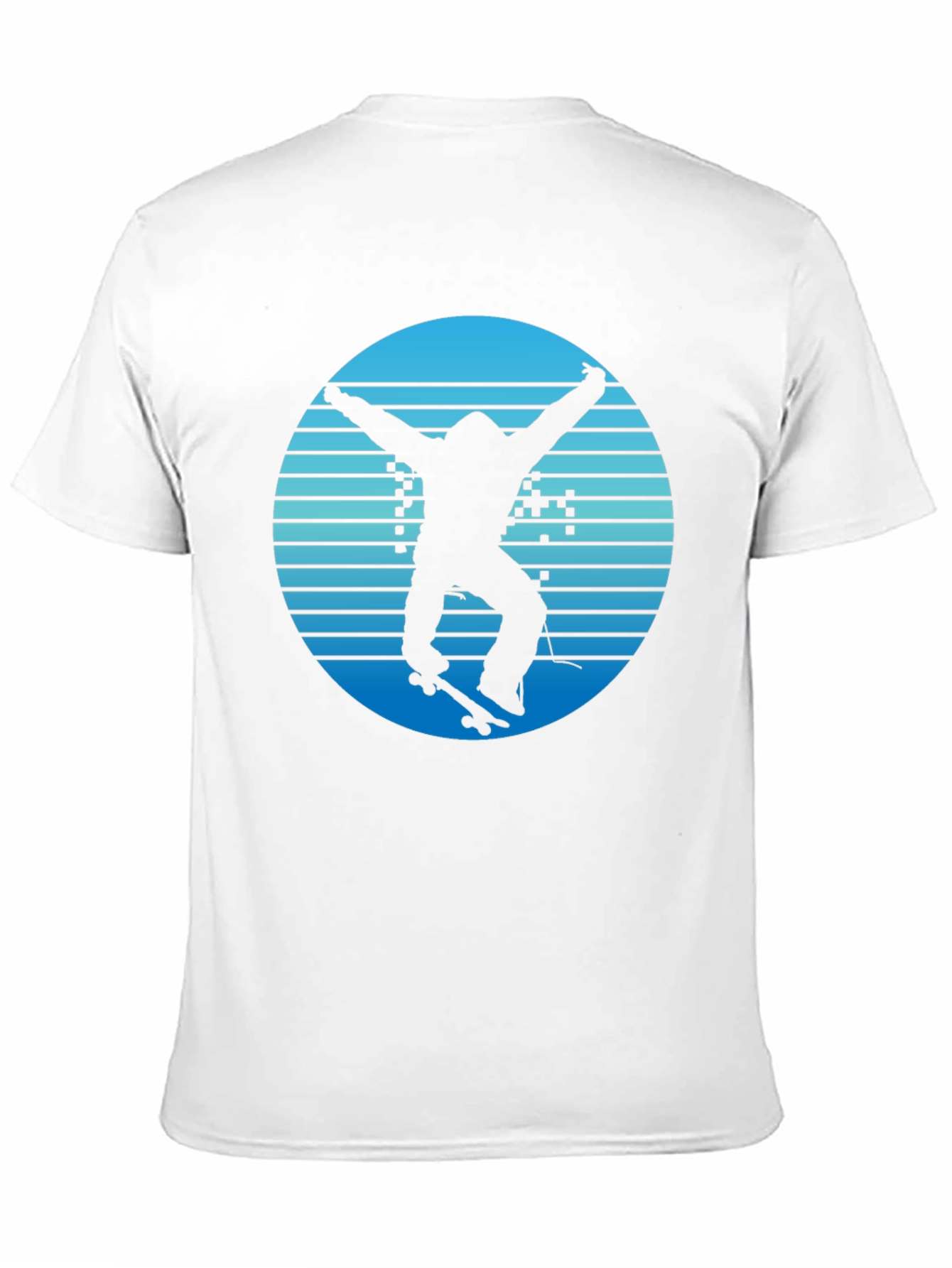 Skateboarding Silhouette Graphic T-Shirt