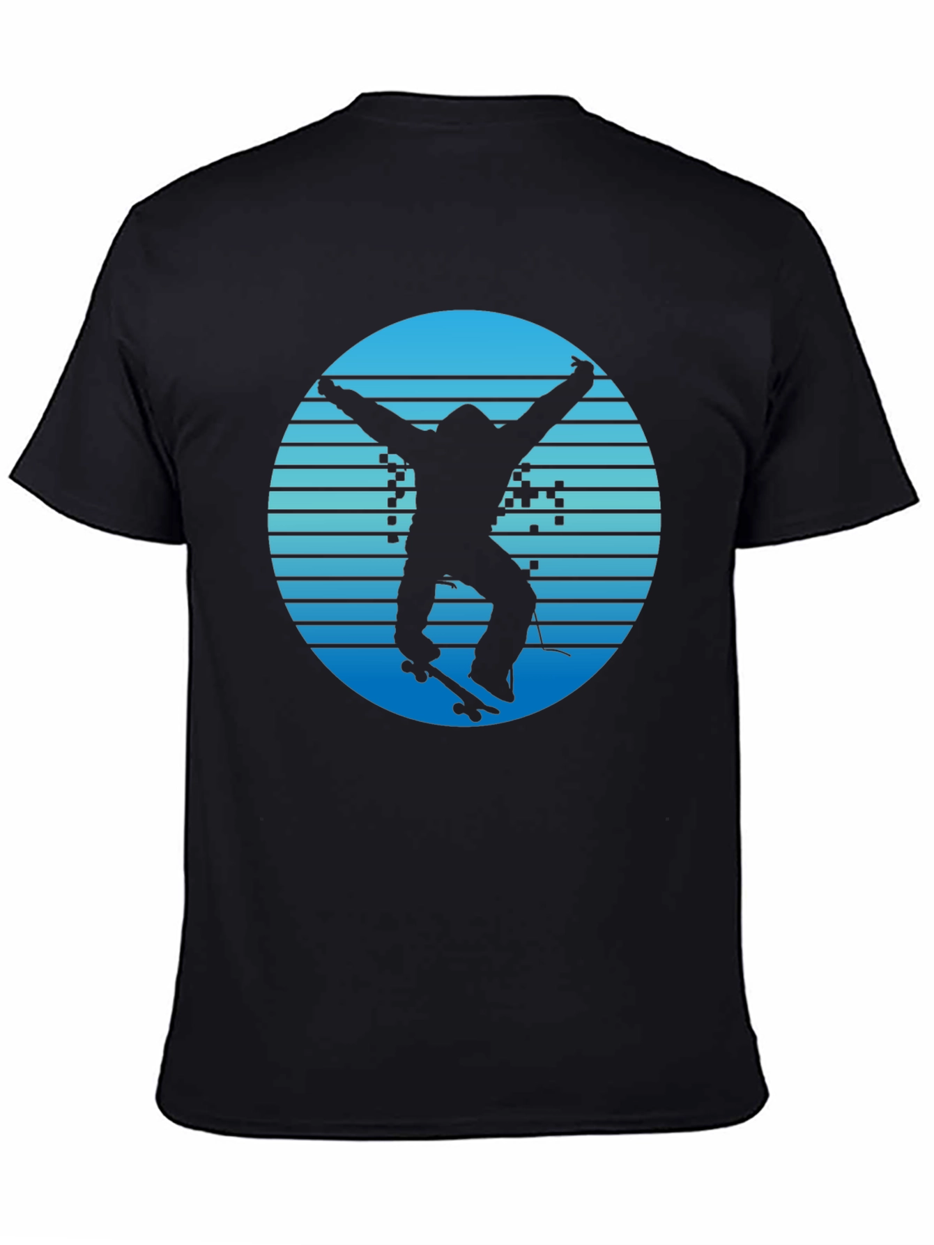 Skateboarding Silhouette Graphic T-Shirt