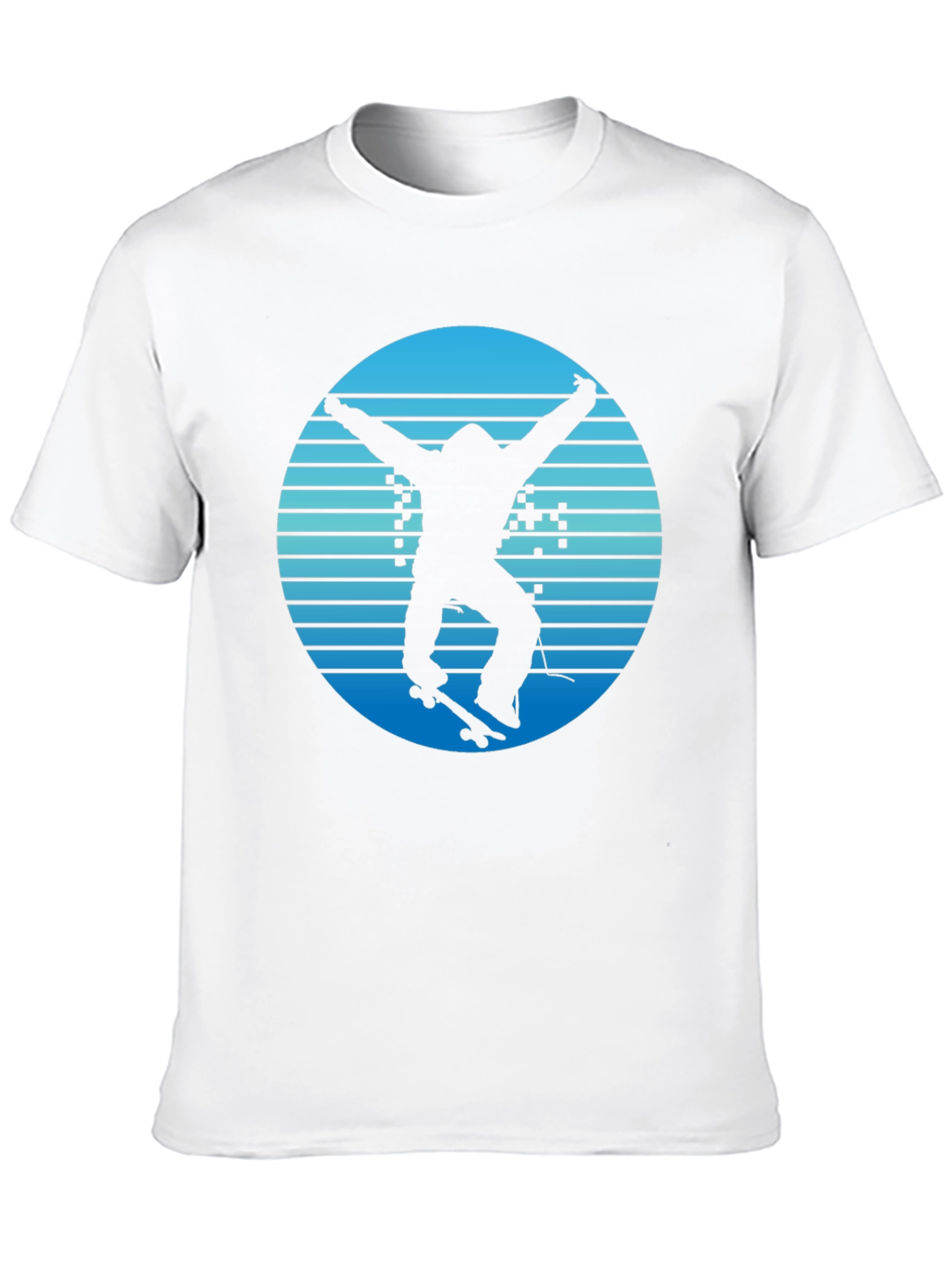 Skateboarding Silhouette Graphic T-Shirt