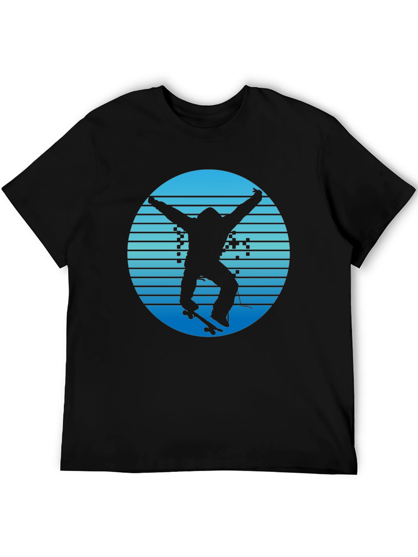 Skateboarding Silhouette Graphic T-Shirt