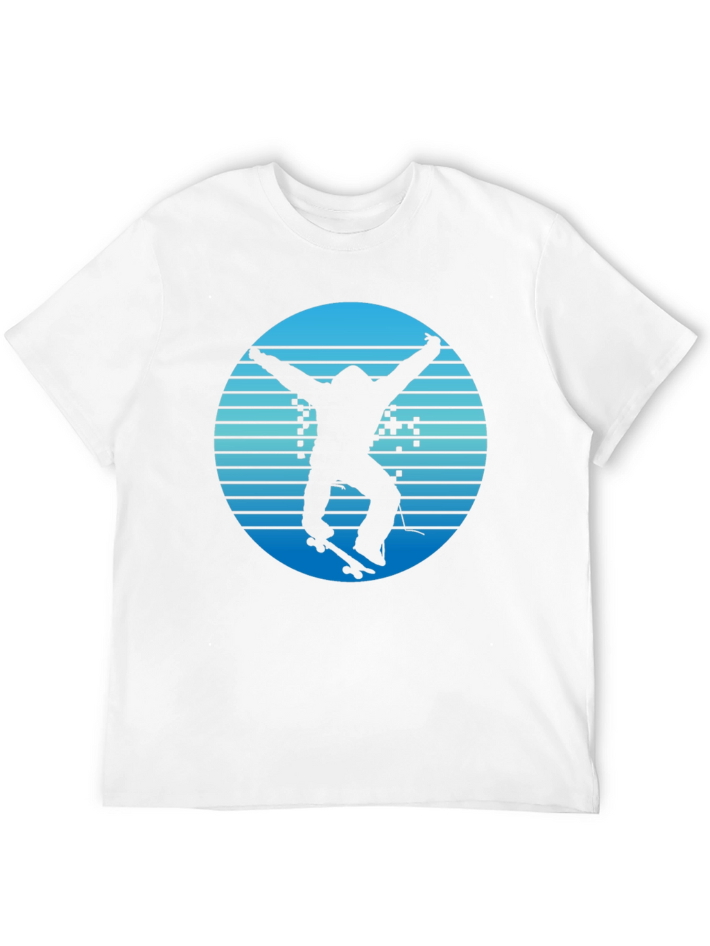 Skateboarding Silhouette Graphic T-Shirt
