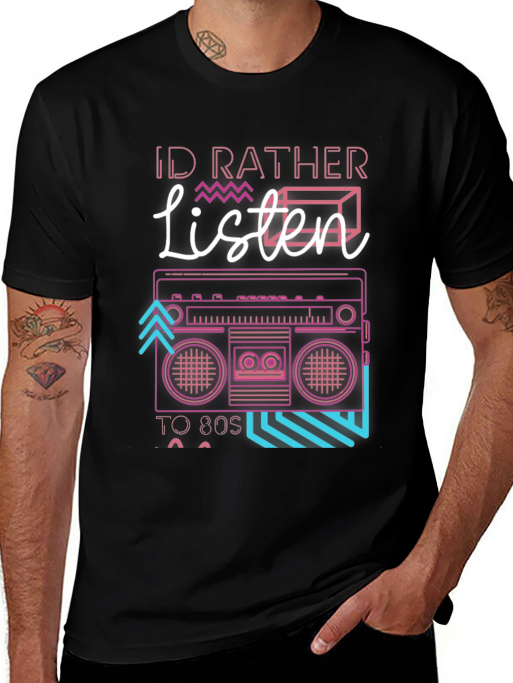 Retro 80s Music T-Shirt