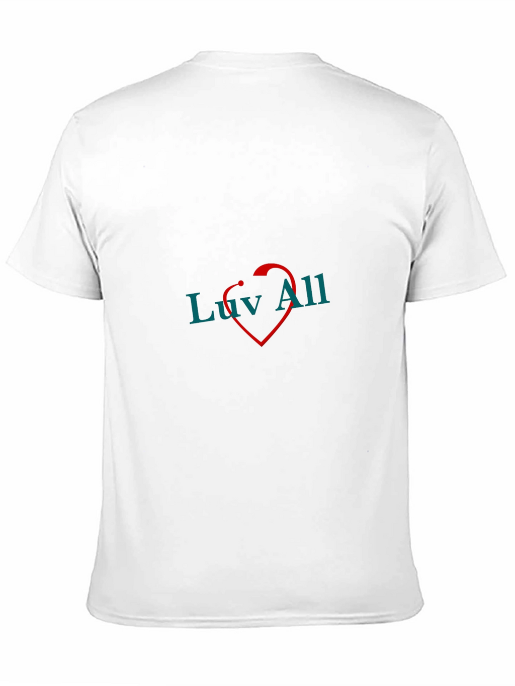 Luv All T-Shirt - Black Cotton Graphic Tee