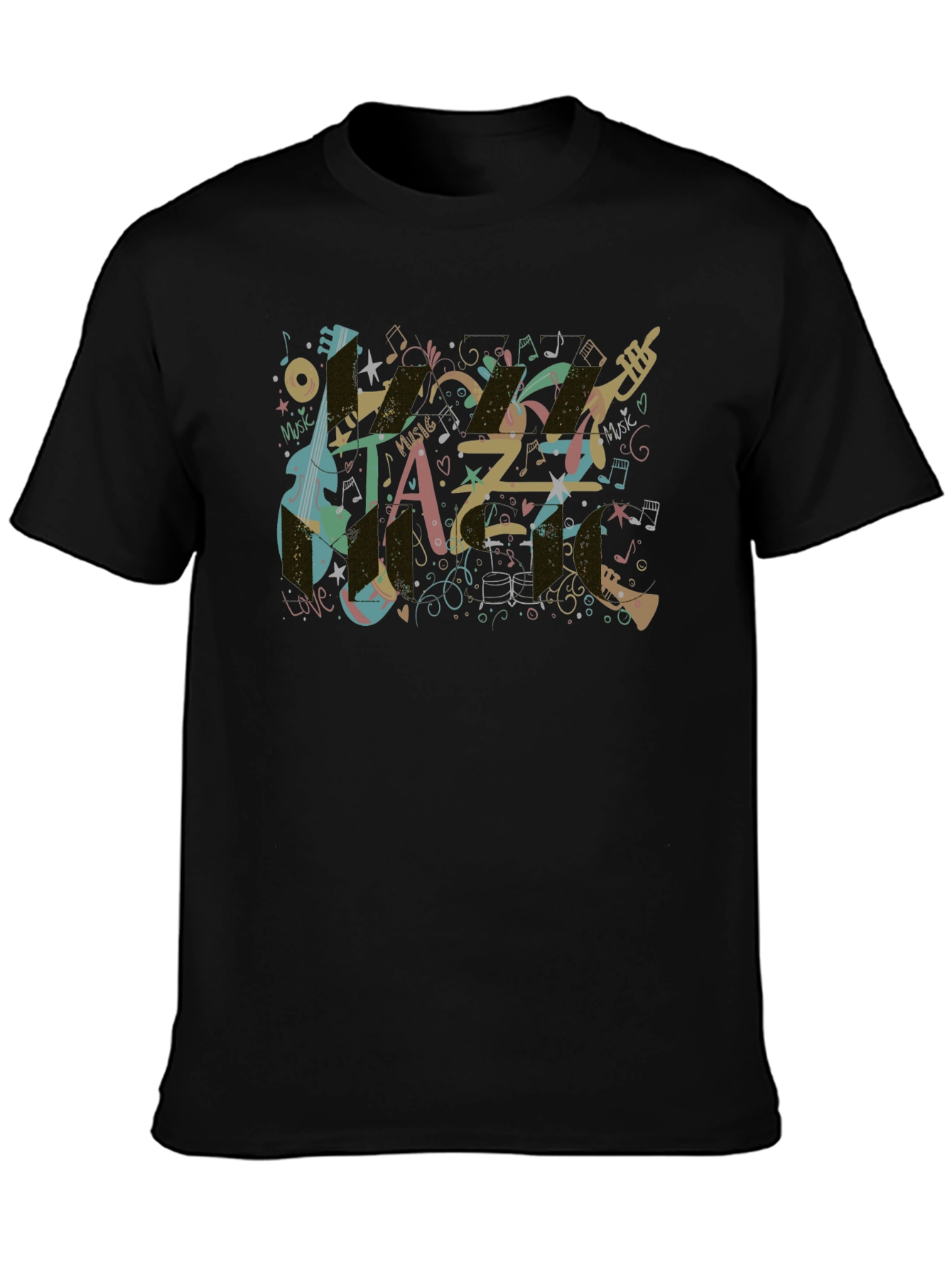 Jazz Music T-Shirt Cool Graphic Tee