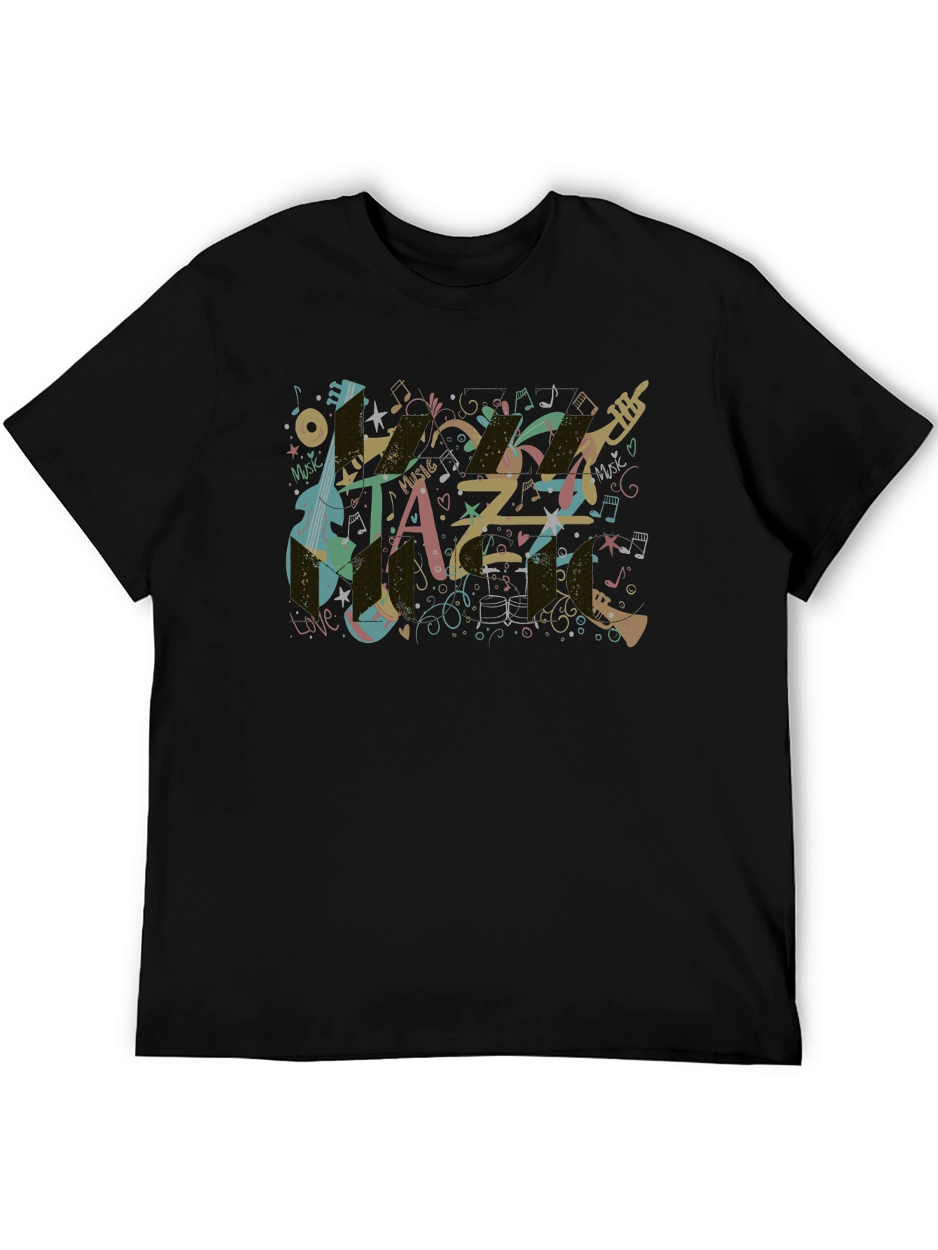 Jazz Music T-Shirt Cool Graphic Tee
