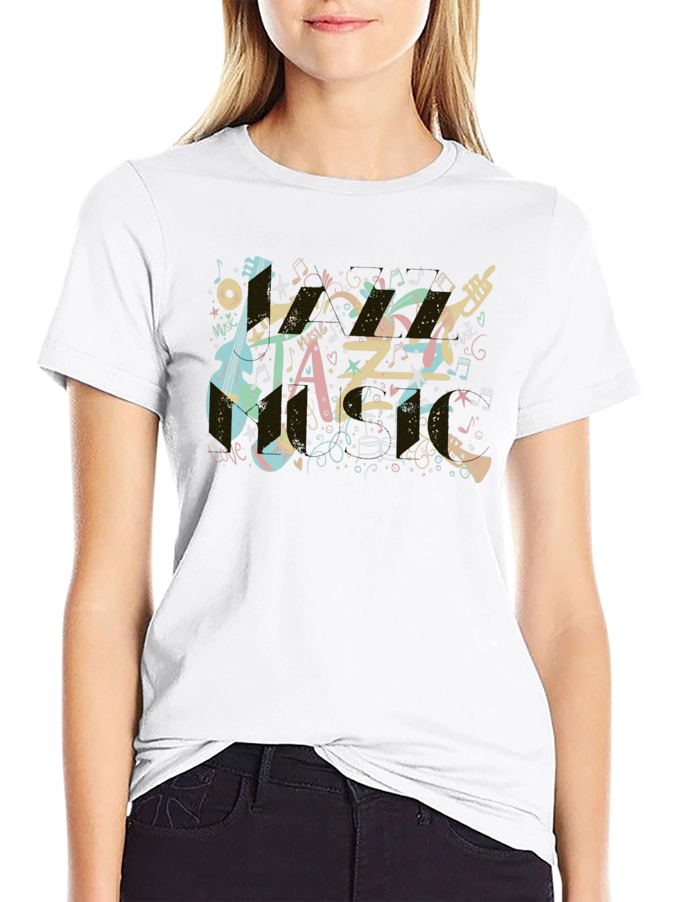 Jazz Music T-Shirt Cool Graphic Tee