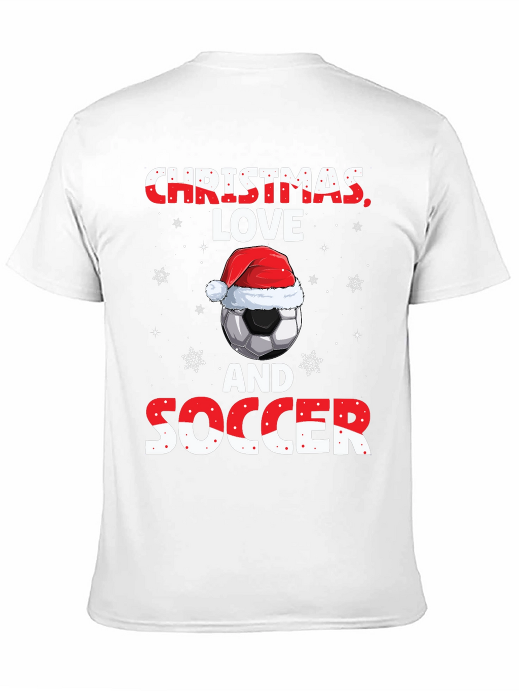 Christmas Love Soccer T-Shirt