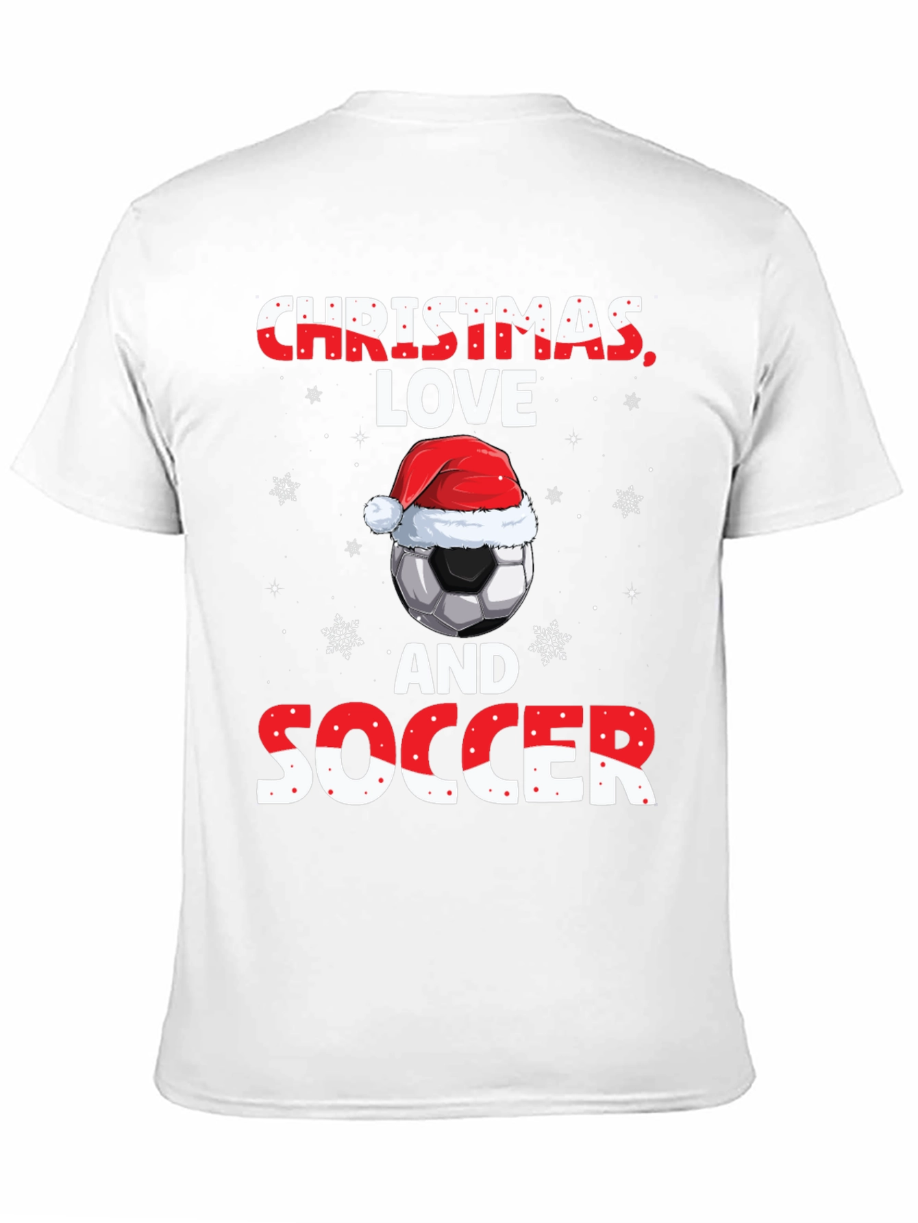 Christmas Love Soccer T-Shirt