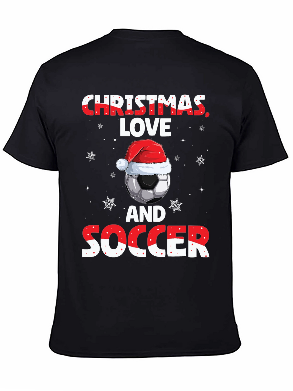 Christmas Love Soccer T-Shirt