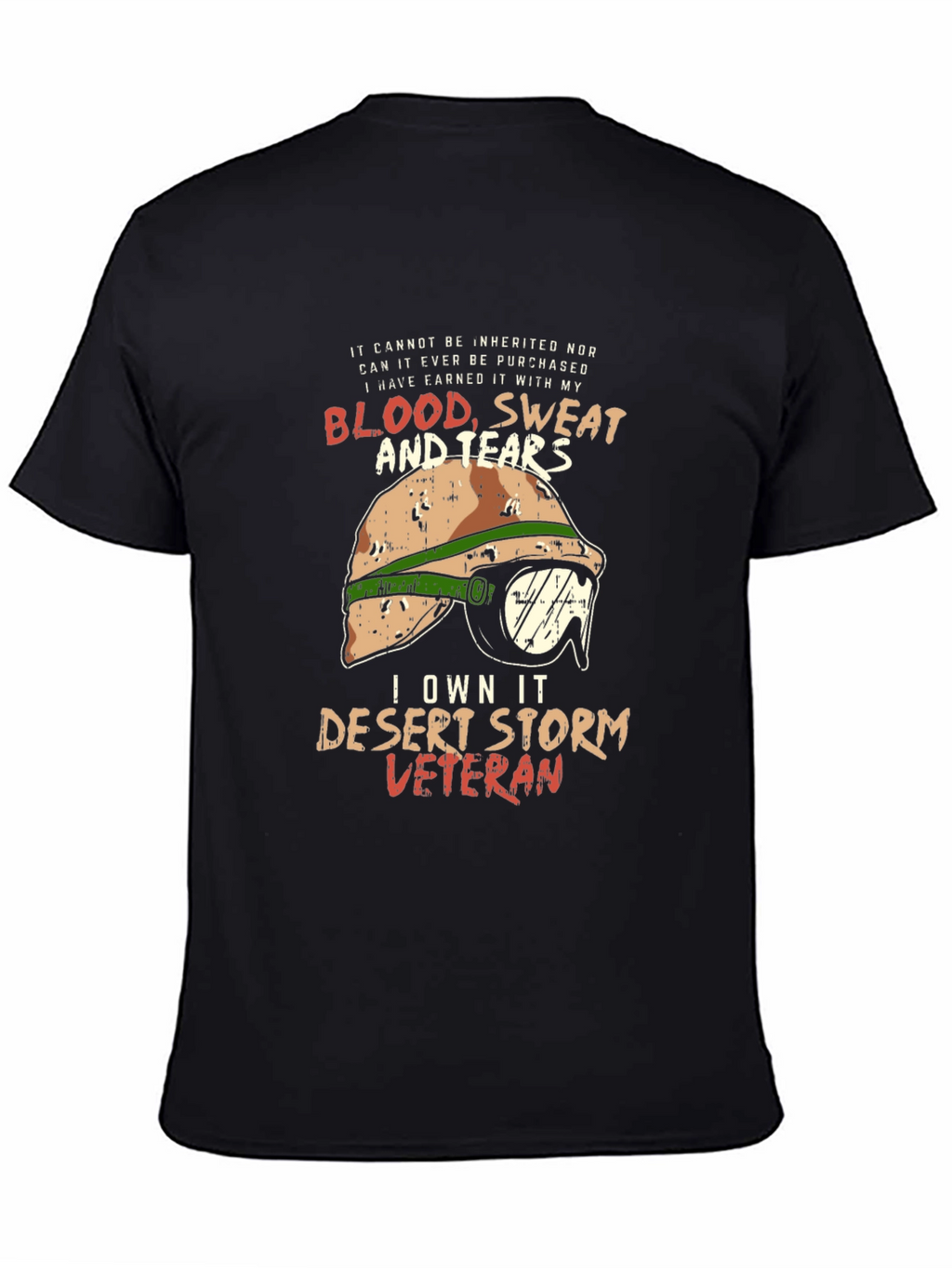 Desert Storm Veteran Graphic T-Shirt