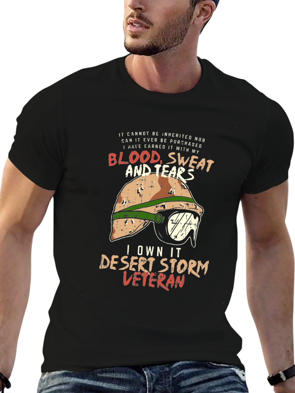 Desert Storm Veteran Graphic T-Shirt