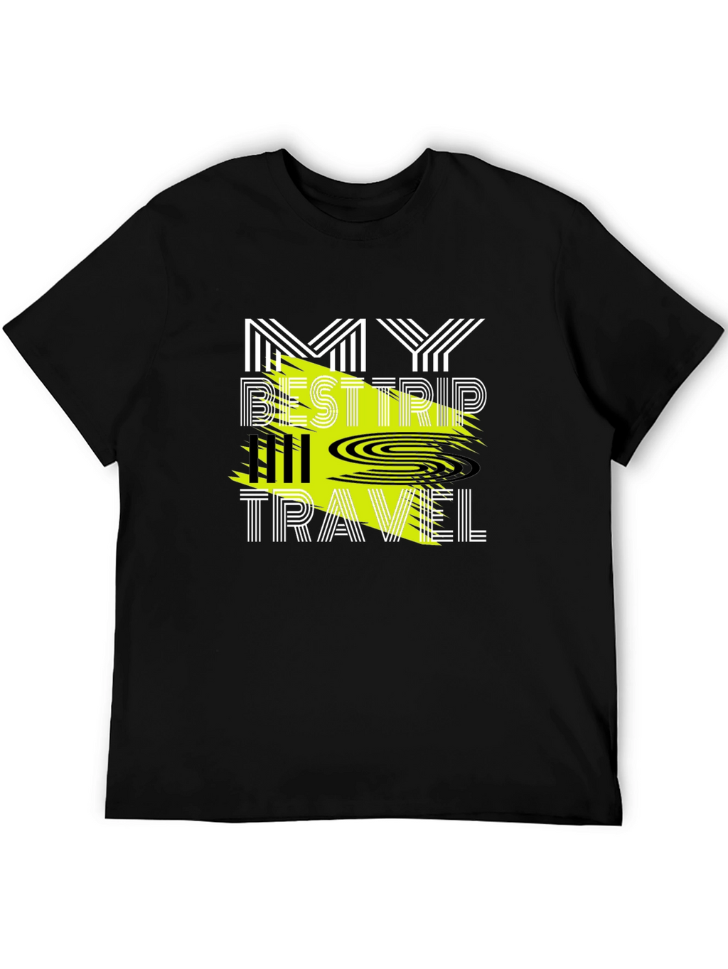 My Best Trip All Travel Graphic Tee - Black