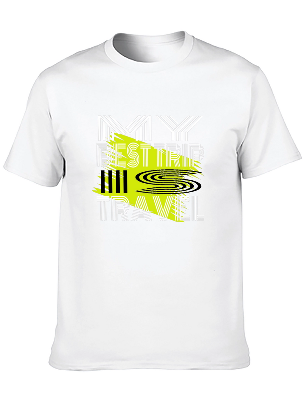 My Best Trip All Travel Graphic Tee - Black