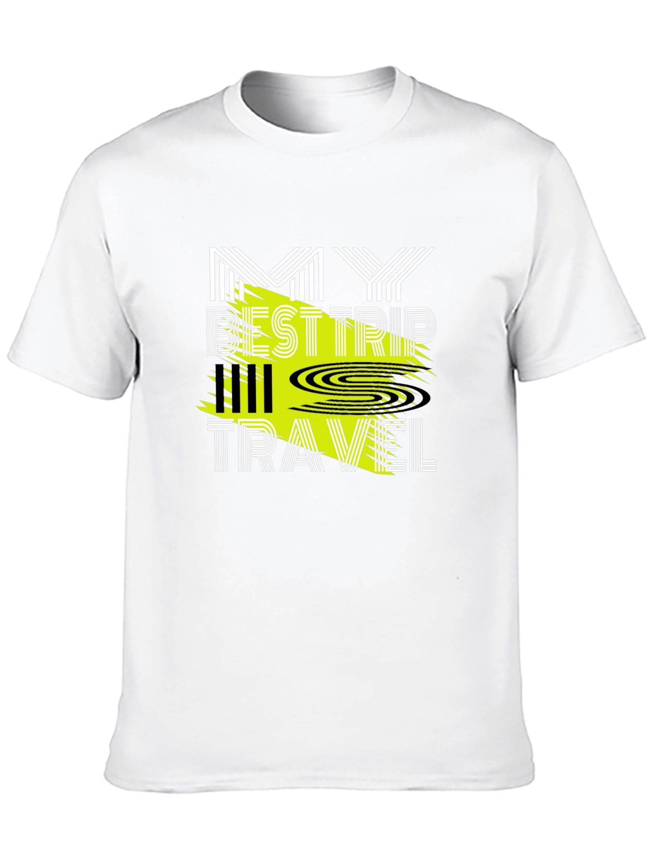 My Best Trip All Travel Graphic Tee - Black