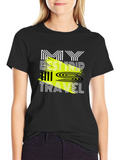 My Best Trip All Travel Graphic Tee - Black