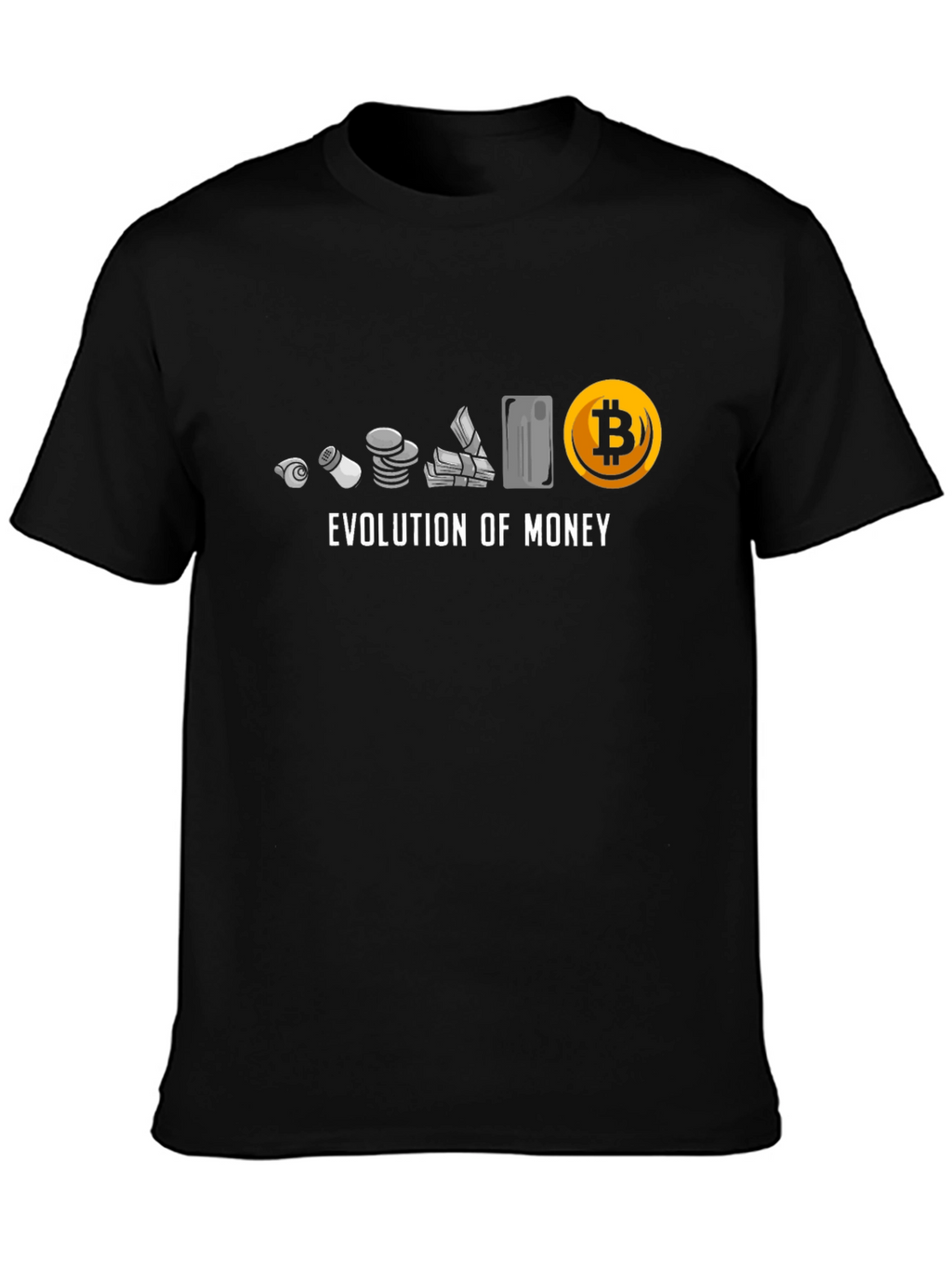 Evolution of Money Bitcoin T-Shirt